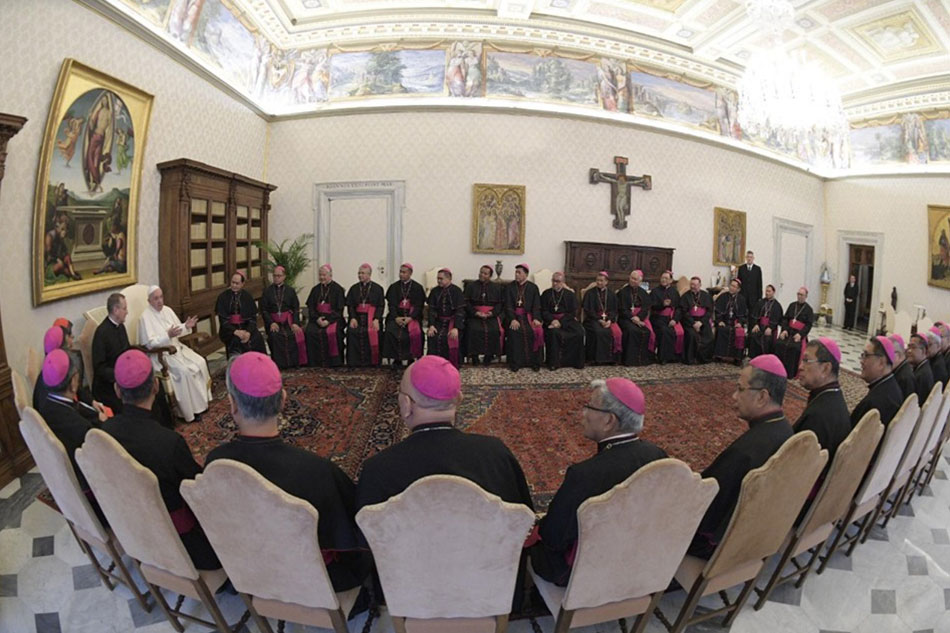 LOOK: Filipino bishops visit Pope Francis in Vatican | ABS-CBN News