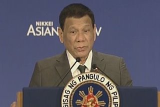 Duterte to virtually address pandemic-themed Nikkei conference