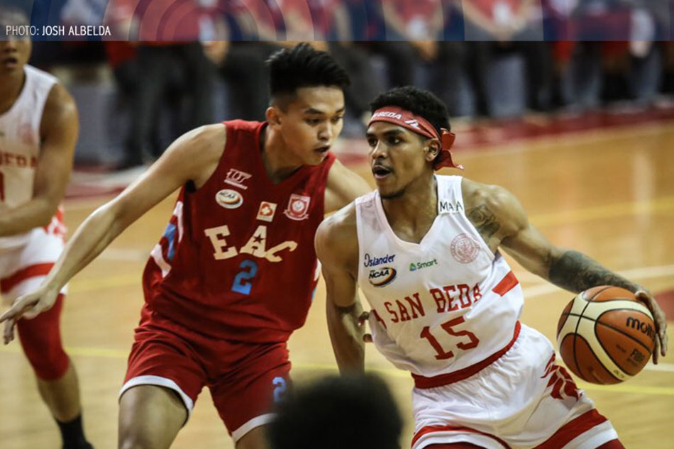 NCAA: San Beda claims solo lead after road win over EAC 1