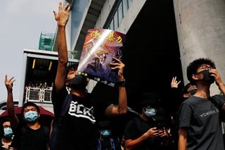 Hong Kong protest anger targets symbols of China's rule