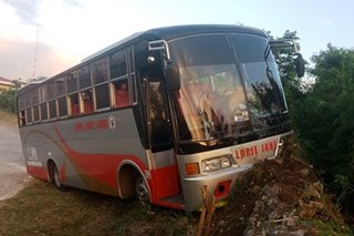 12 sugatan nang mawalan ng preno ang bus sa Ilocos Norte