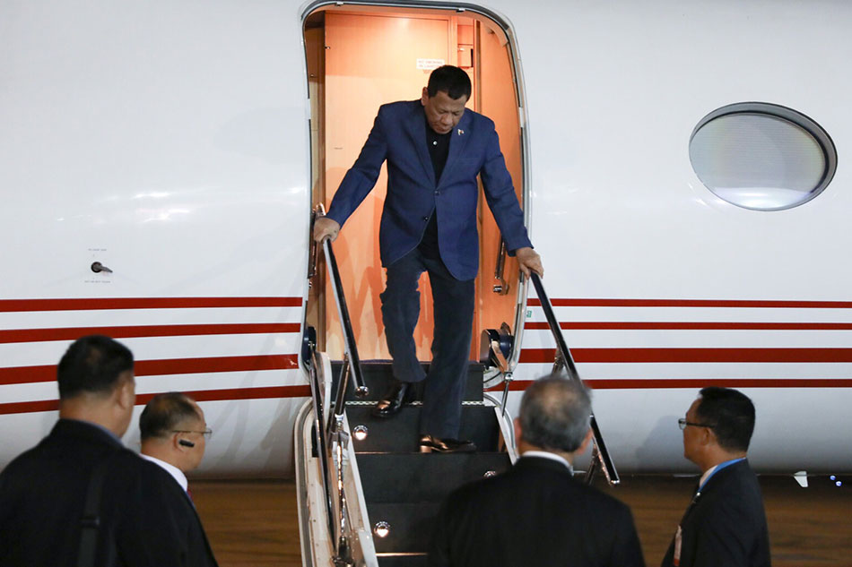 Duterte arrives in Thailand for 35th ASEAN Summit 1