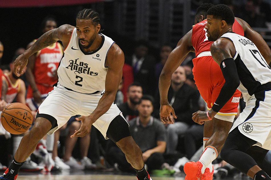 NBA: Leonard hits winning jumper as surging Clippers defeat Rockets 1