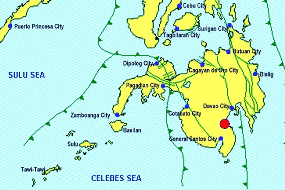 Magnitude 4.8 quake rocks Padada, Davao del Sur