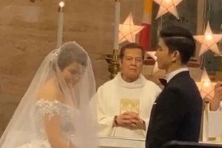 Rodjun Cruz, Dianne Medina tie the knot at Manila Cathedral
