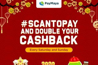 Get lucky this Chinese New Year with PayMaya's amazing cashback deals