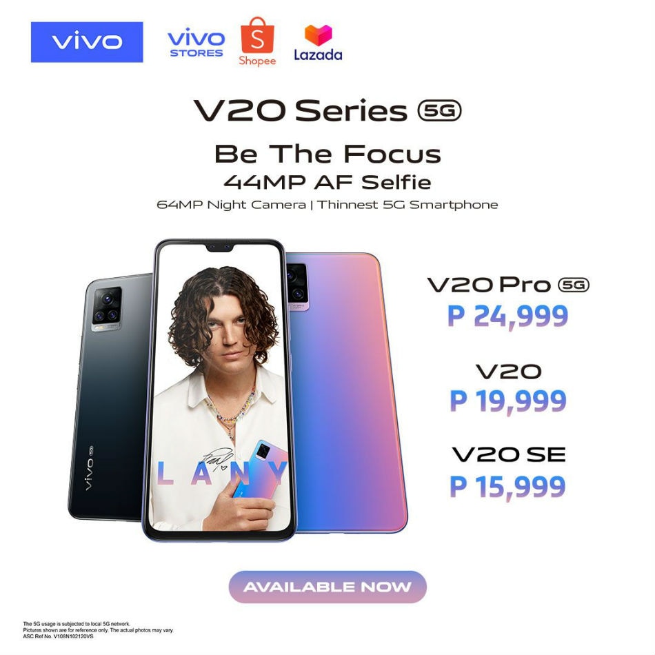 vivo V20 series now available in PH 5