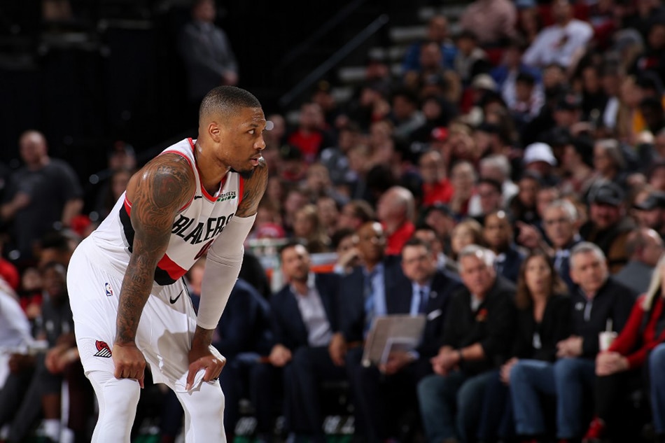 NBA Blazers star Lillard out with knee injury ABSCBN News