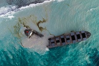 Marine disaster in Mauritius