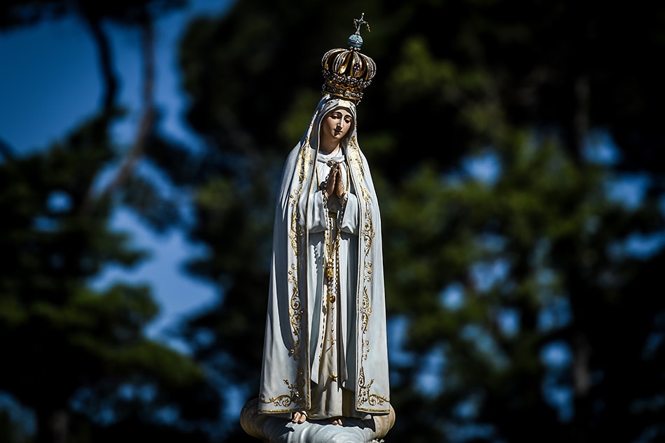 The statue of Our Lady Fatima is pictured during a procession at the Fatima shrine in Fatima, central Portugal, on May 13, 2019. Patricia De Melo Moreira, AFP/file