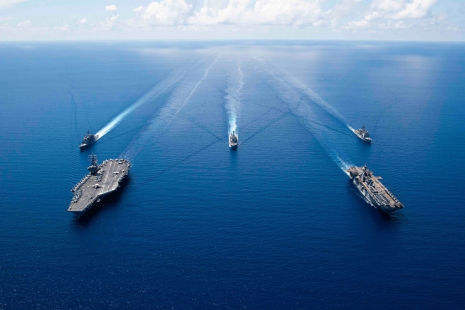 This US Navy photo obtained via AFP