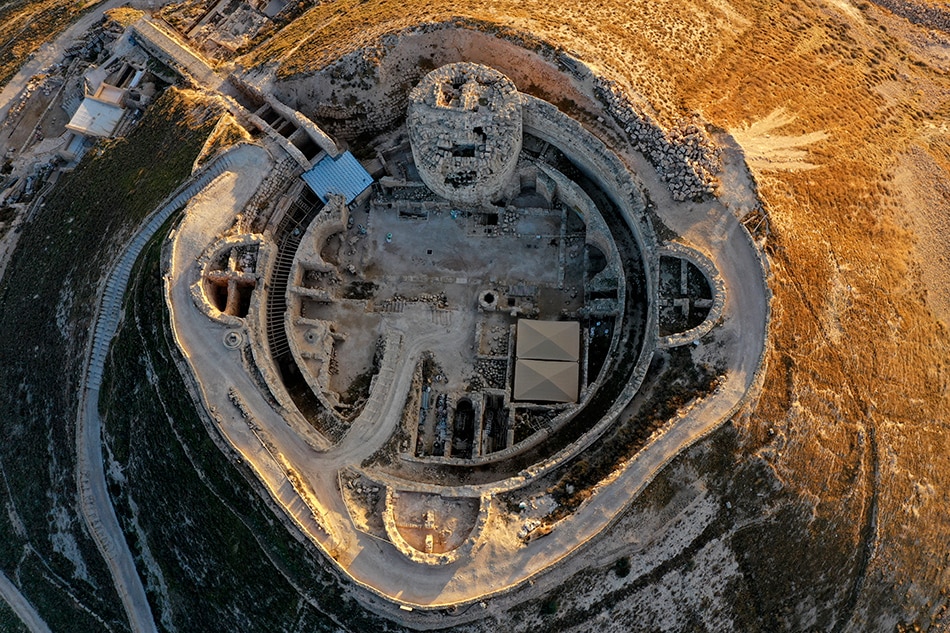 Israel unveils parts of Herod&#39;s palace buried by Judean king 1