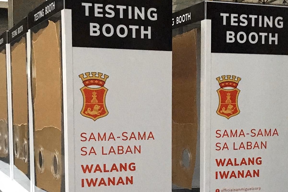 San Miguel donates COVID-19 testing booths, kits 1