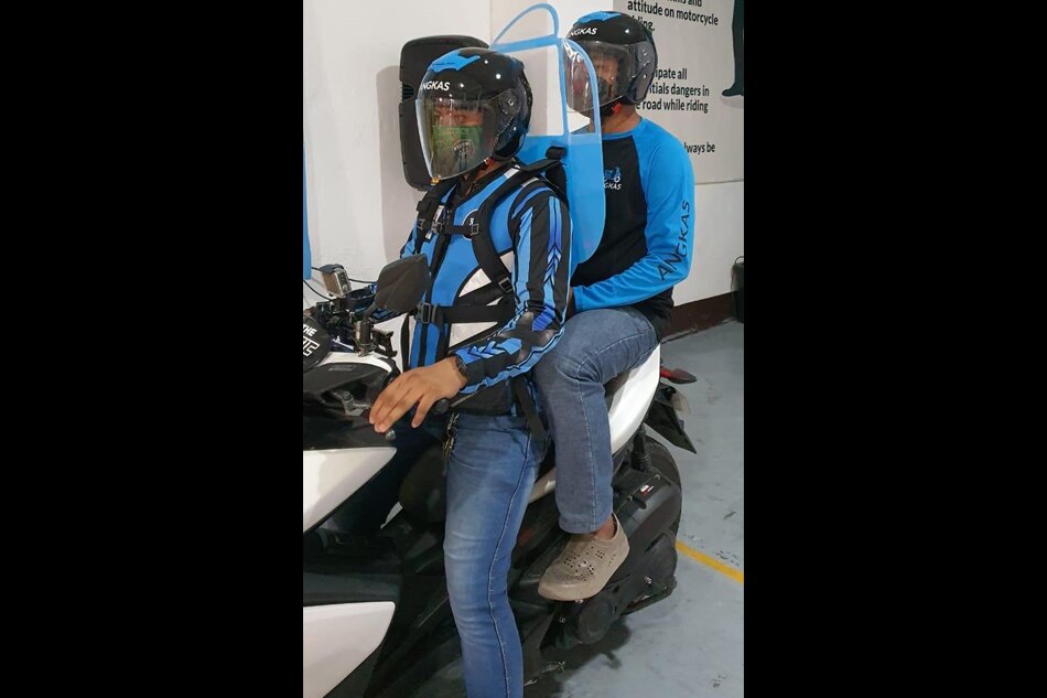 Angkas says to release design of approved backpack-like shield for motorcycles 1