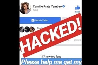 Facebook account ni Camille Prats, na-hack