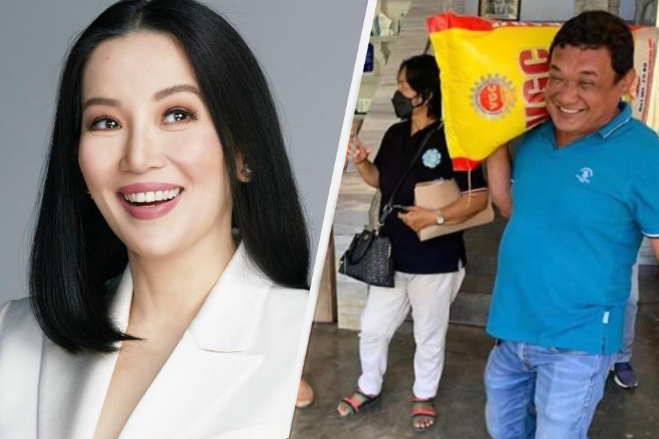 LOOK: Kris Aquino donates sacks of rice to Puerto Galera residents |  ABS-CBN Entertainment