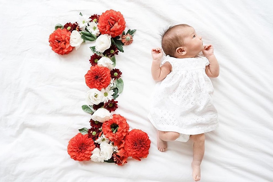 LOOK: Anne, Erwan celebrate daughter Dahlia turning 1 month old | ABS ...