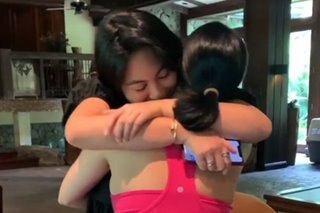 WATCH: Gretchen Barretto, daughter Dominique reunited after '7 flight cancellations'