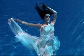 WATCH: Scenes from Catriona Gray's underwater fashion shoot