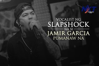 Vocalist ng Slapshock na si Jamir Garcia, pumanaw na
