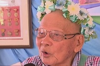 Pag-inom ng tubig, 'sikreto' sa mahabang buhay ng Ilocos centenarian