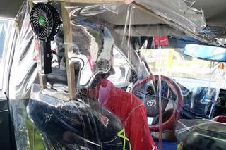 TINGNAN: Taxi driver sa Cagayan de Oro, gumawa ng sariling proteksyon laban sa COVID-19