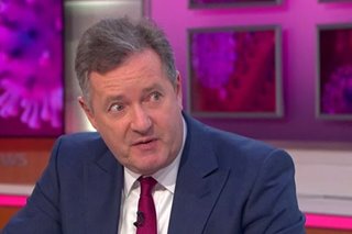 WATCH: British media personality Piers Morgan gives 'shoutout' to Pinoy healthcare workers in UK