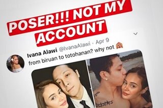 Ivana Alawi airs frustration over Twitter account using her name