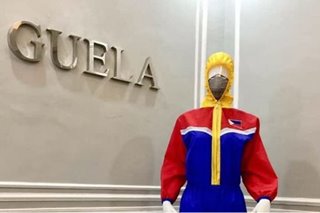 PH flag-inspired hazmat suit, ibinida ng Kagay-anon designer