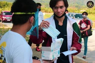UP Los Baños frat shifts annual community outreach program to COVID-19 response to frontliners, students