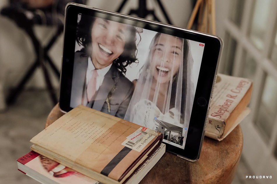 Love in the time of quarantine: Pinoy couple holds Zoom wedding from home 1