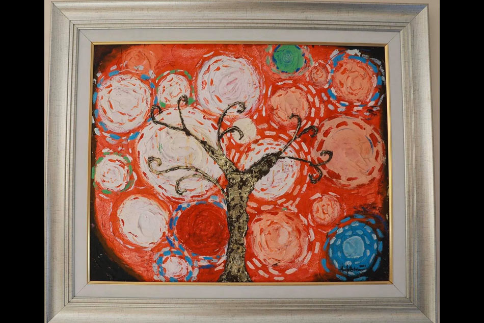 UAAP: Humanitarian fencer Maxine Esteban auctions paintings for COVID relief aid 3