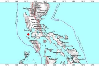 Occidental Mindoro binulabog ng magnitude 5.4 na lindol