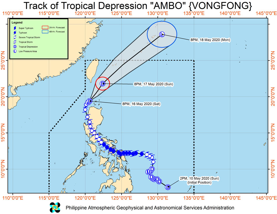 Signal No. 1 remains in Batanes, as weakening Ambo exits Luzon 1