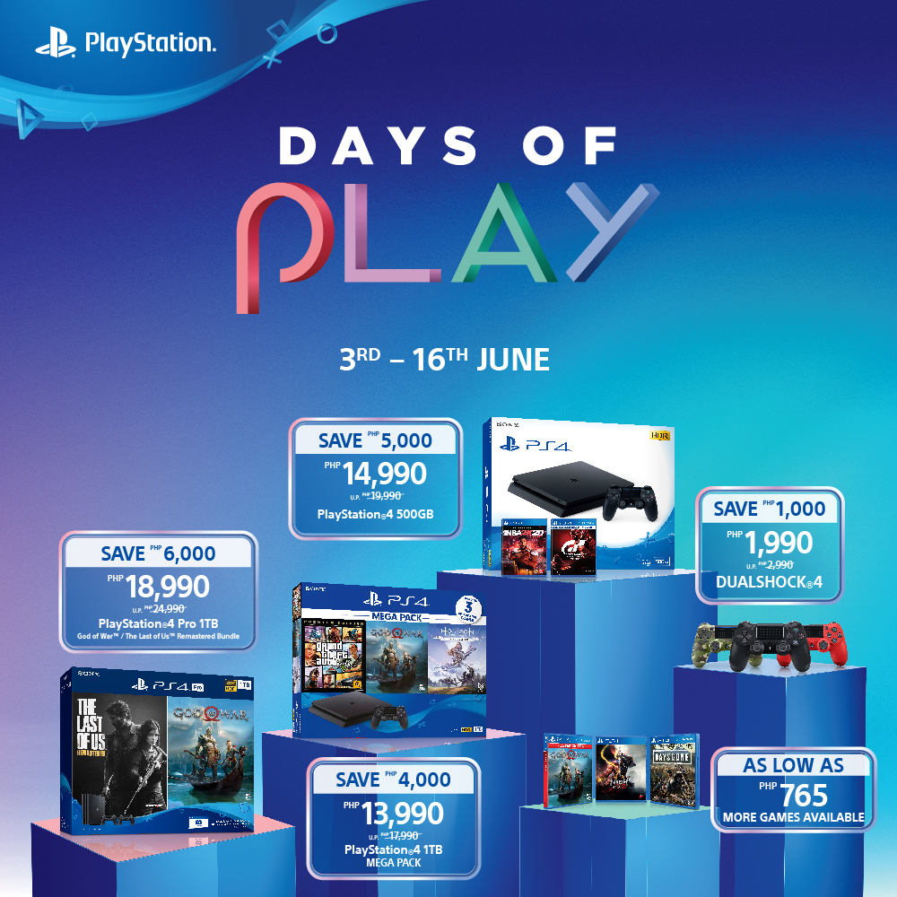 psn days of play sale