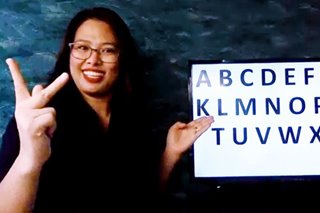 WATCH: College of St. Benilde holds first online lesson in Filipino sign language