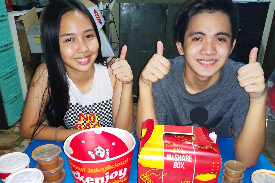 No rivalry, just good vibes between twins named Jollibee and Mcdonald 1