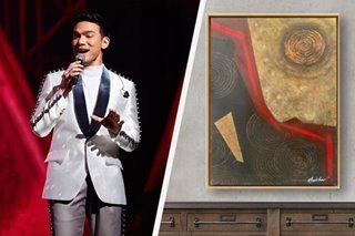 Mark Bautista raises P410K from his paintings for mass testing efforts