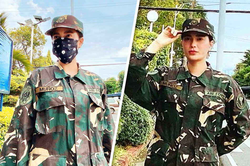 LOOK: Arci Muñoz enlists as Philippine Air Force reservist | ABS-CBN News