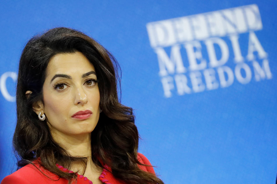 Amal Clooney to receive press freedom award as lawyer of embattled journalists 1