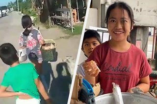 VIRAL: Dalagita naglalako ng pagkain para may pambayad sa renta
