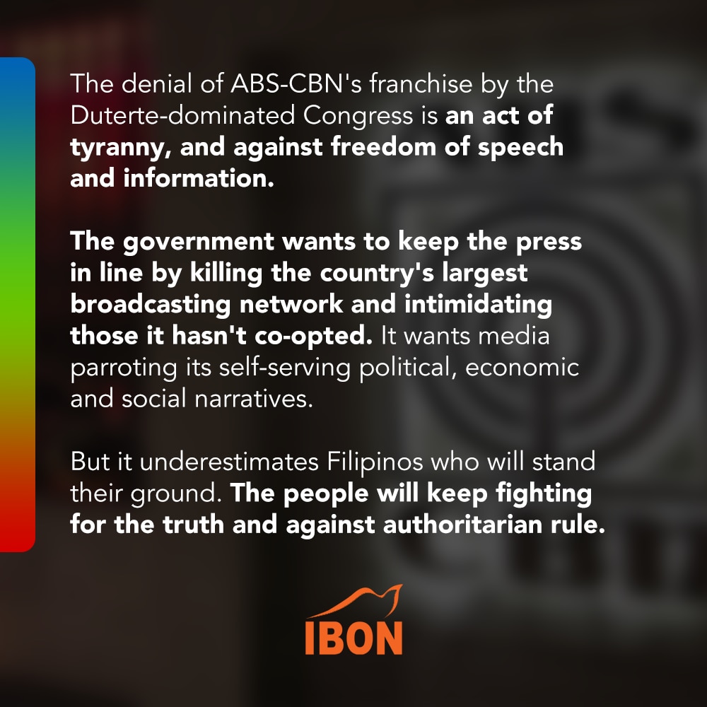 READ: Journalists, news groups issue statements supporting ABS-CBN 3