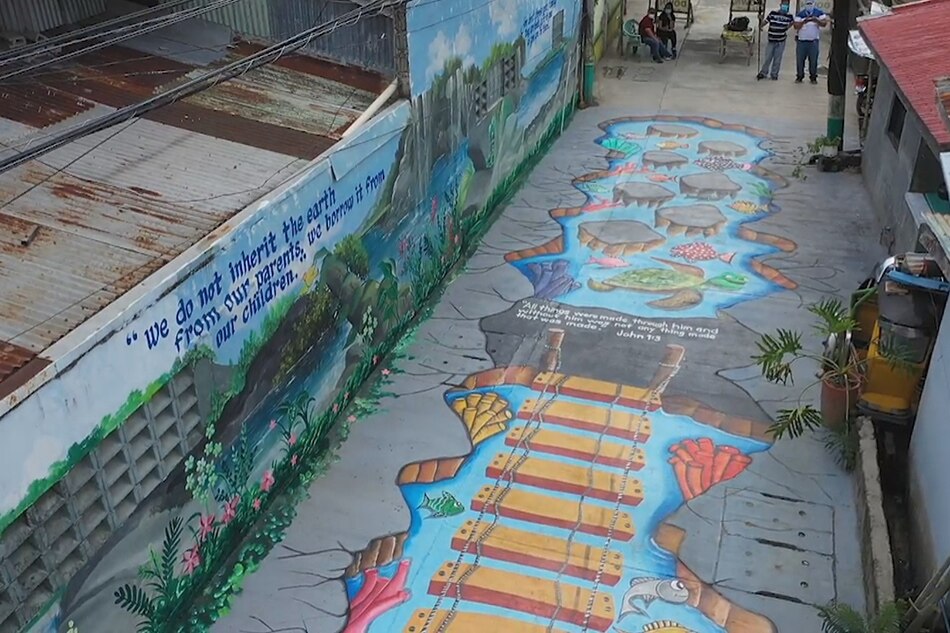 TINGNAN: 3D street art tampok sa barangay sa Dagupan City 3