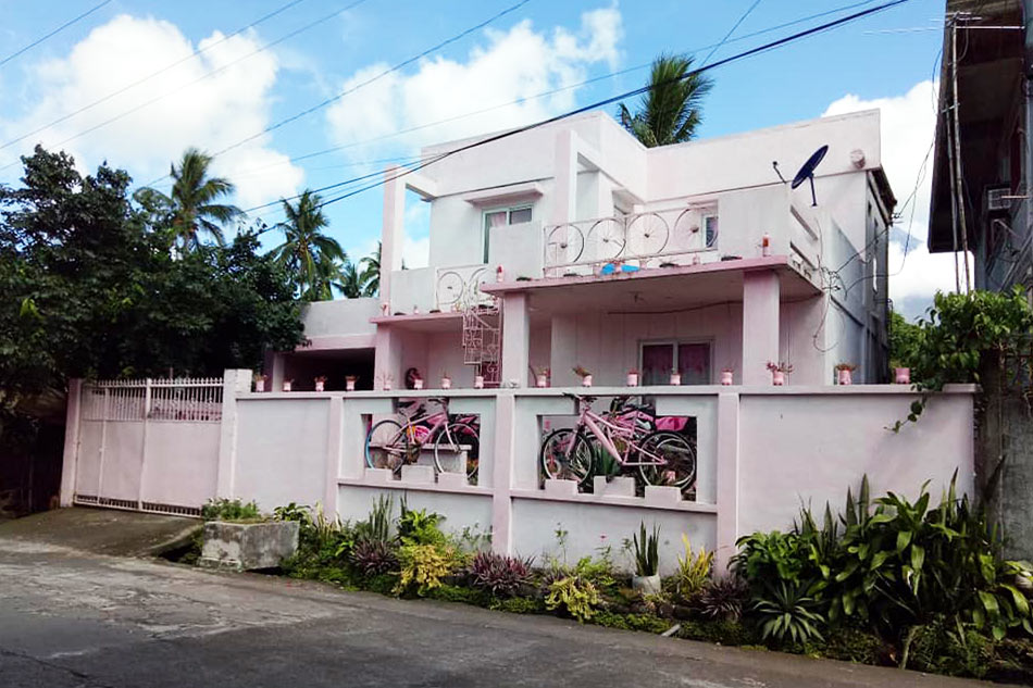 &#39;Pink house&#39; agaw pansin sa Legazpi City 1