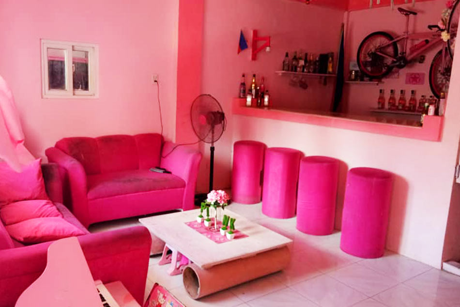 &#39;Pink house&#39; agaw pansin sa Legazpi City 5
