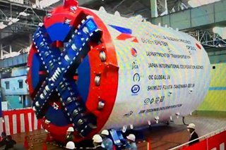 Tunnel boring machines for PH’s first subway unveiled in Japan factory