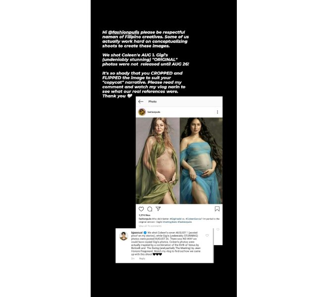 Copied from Gigi Hadid? Photographer reacts to comparisons with Coleen Garcia&#39;s maternity shoot 2