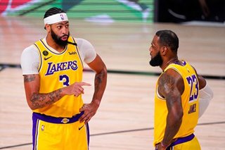 NBA: Jealousy-free Lakers thriving with James-Davis double act