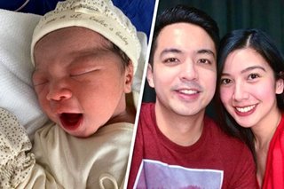 Say hello to Margaux! Sports anchor Migs Bustos, wife welcome baby girl