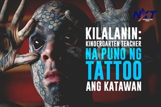 Kilalanin: Kindergarten teacher na puno ng tattoo ang katawan